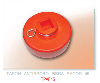 Tapón antirrobo fibra bombero 45