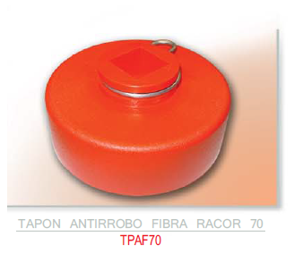 Tapón antirrobo fibra bombero 70