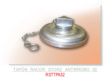 Tapón racor Storz antirrobo 52mm