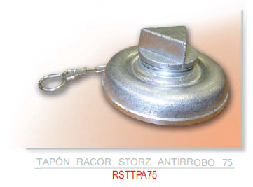 Tapón racor Storz antirrobo 75mm