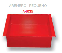 Arenero pequeño para uso de extinción
