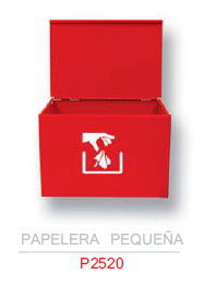 papelera pequeña