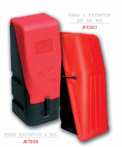 Caja para extintor