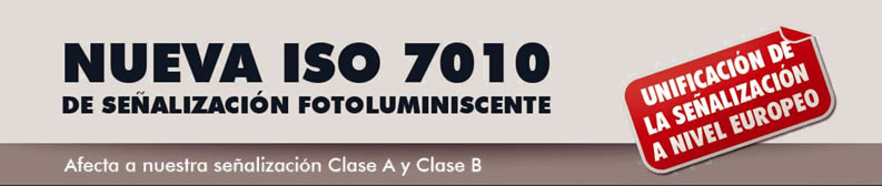Banner Señalización luminiscente ISO 7010