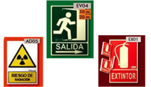 Señalizaciones. Accesorios para la detección y extinción de incendios